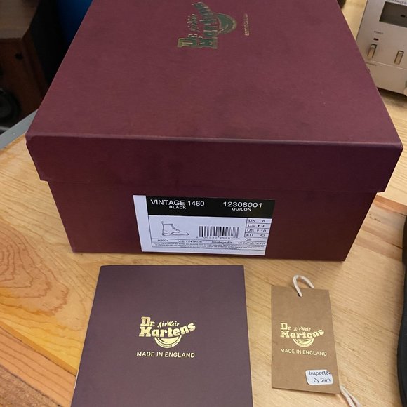 Made in England Doc Marten's Vintage 1460s - Picture 3 of 5